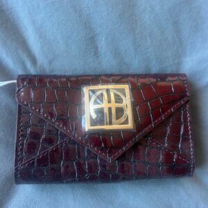 Aning Bing Croc Embossed Wallet, NWT